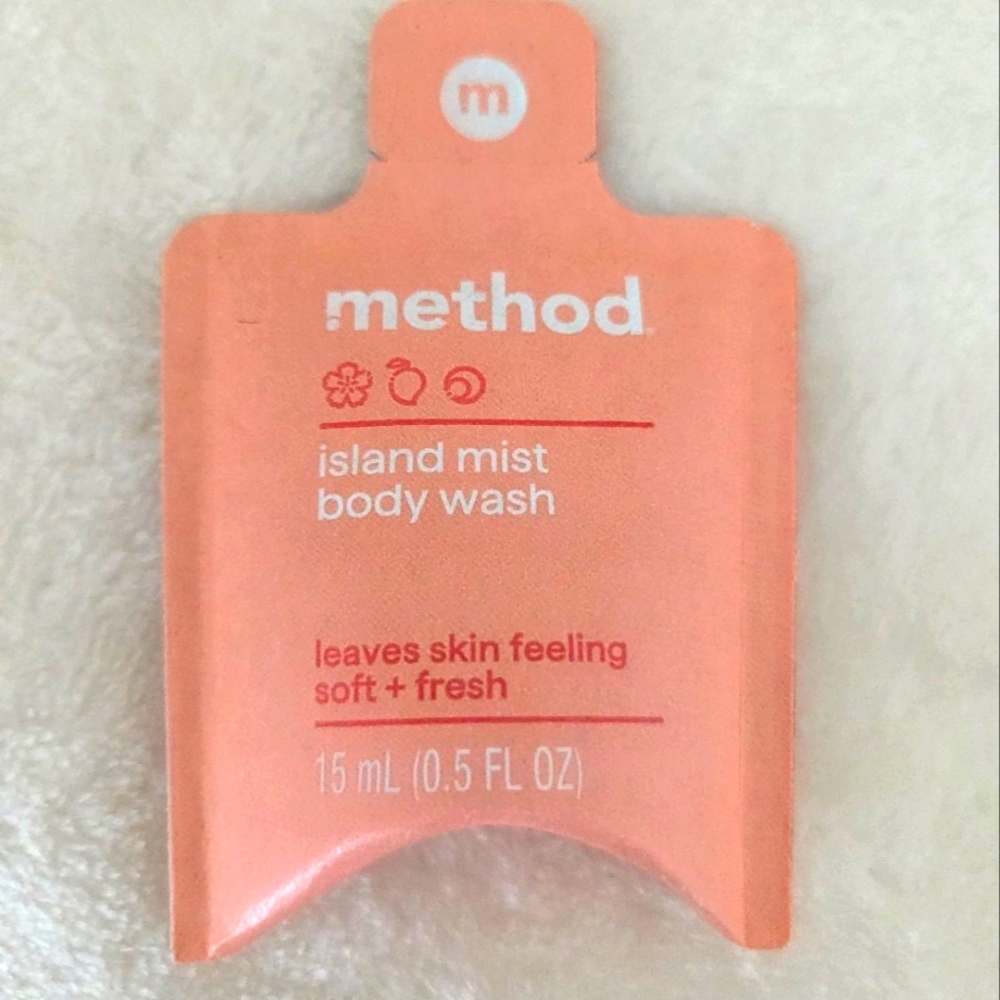 🪷5/$25! METHOD Island Mist Body Wash Travel Size New